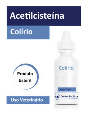 Colírio de Acetilcisteína Produto Veterinário