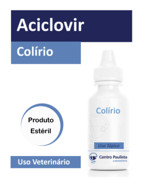 Colirio Manipulado Aciclovir Produto Veterinário